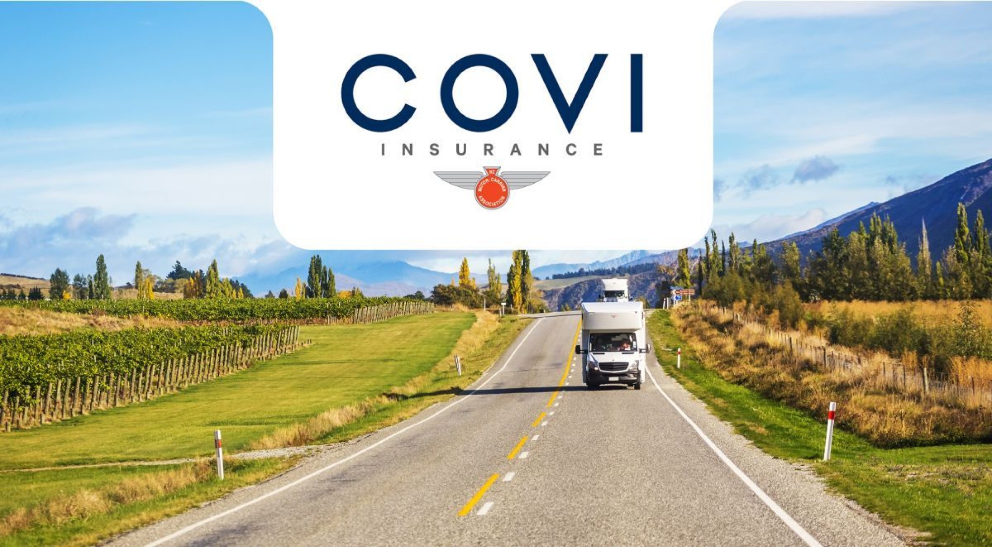 Covi NZMCA Insurance, the trusted insurance partner of the NZMCA
