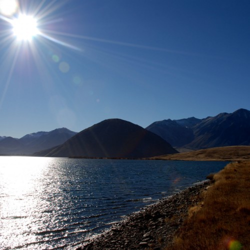 'Lake Heron, Canterbury, New Zealand, June 2007'
