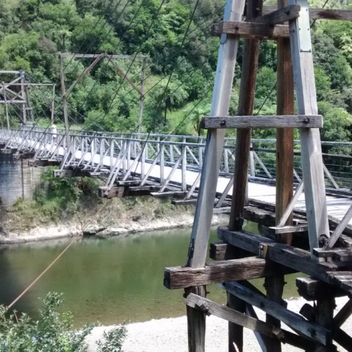 'Historic Tauranga Bridge, Waioeka Gorge, NZ'
