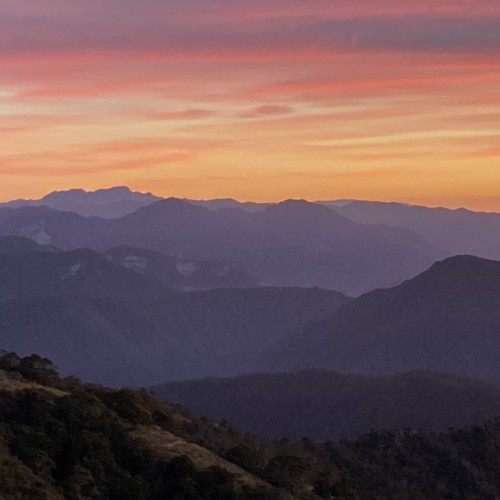 Sunrise at Ghost Lake Hut
