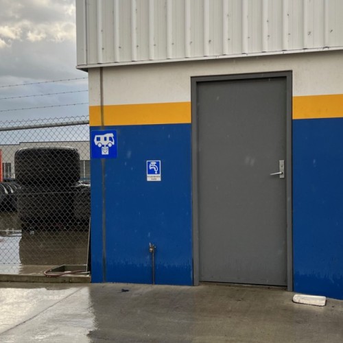 Dump station at back corner.