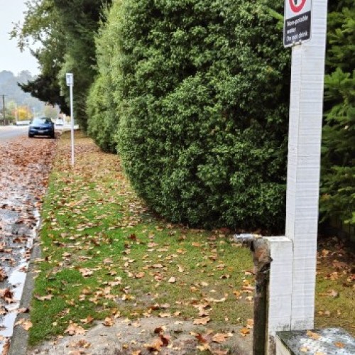 Google sends you correctly but not easy to see sign