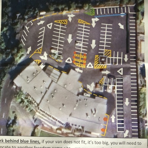 Latest parking area for RSA