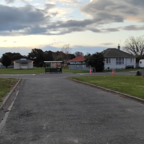 Looking towards the entrance