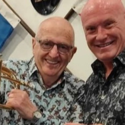 Country Star Wayne Heath with John McGough the TRUMPETGUY