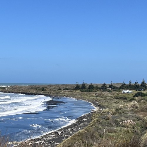 Waiinu  Beach Reserve from hill
