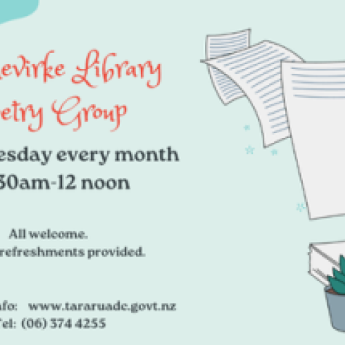 Dannevirke Library Poetry Group