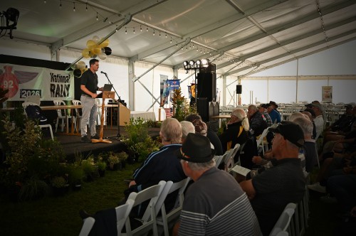 NZMCA National Manager for Property & Policy James Imlach at his workshop for Park Custodians