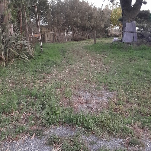 Head for this gate at the top of the drive