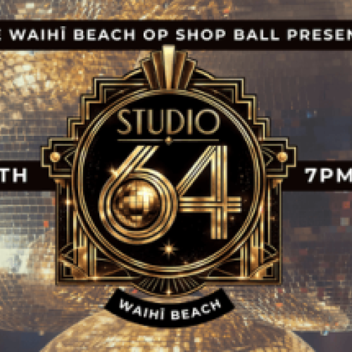 Waihī Beach Op Shop Ball Presents: Studio 64