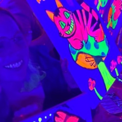 Glow in the Dark Paint Party - Female Glow